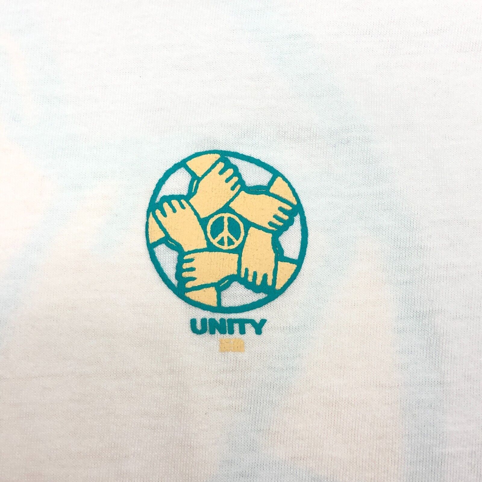 Stussy Never Made Unity Peace Long Sleeve White Shirt Large L Art Size US L / EU 52-54 / 3 - 4 Thumbnail