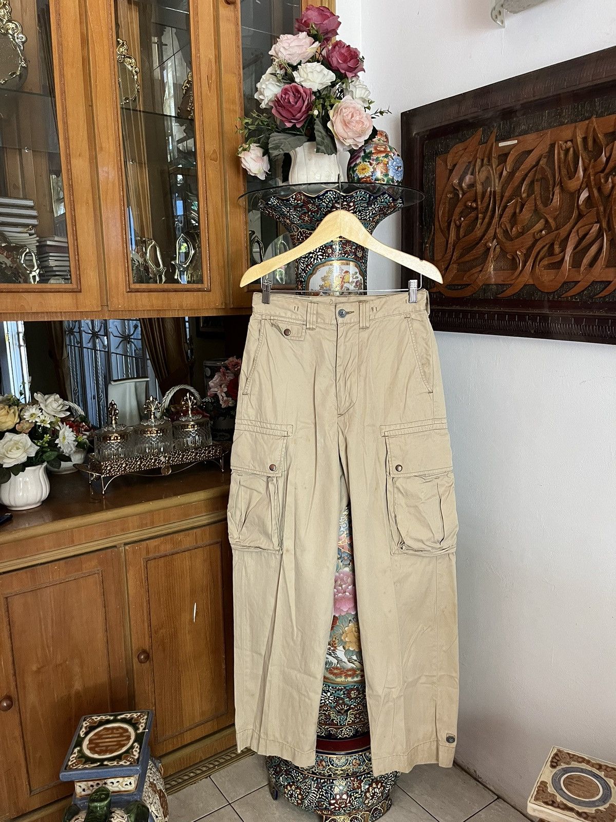Polo Ralph Lauren Vintage Polo RL Cargo High Waist Cargo Pant Size US 30 / EU 46 - 1 Thumbnail