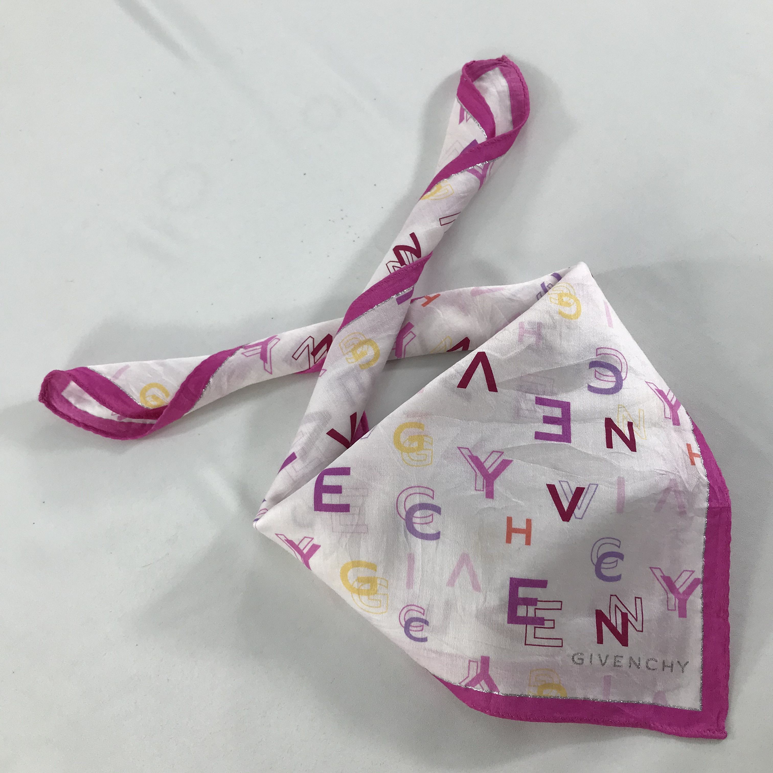 Vintage Vintage Givenchy Bandana / Handkerchief / Neckerchief -S1247 Size ONE SIZE - 4 Thumbnail