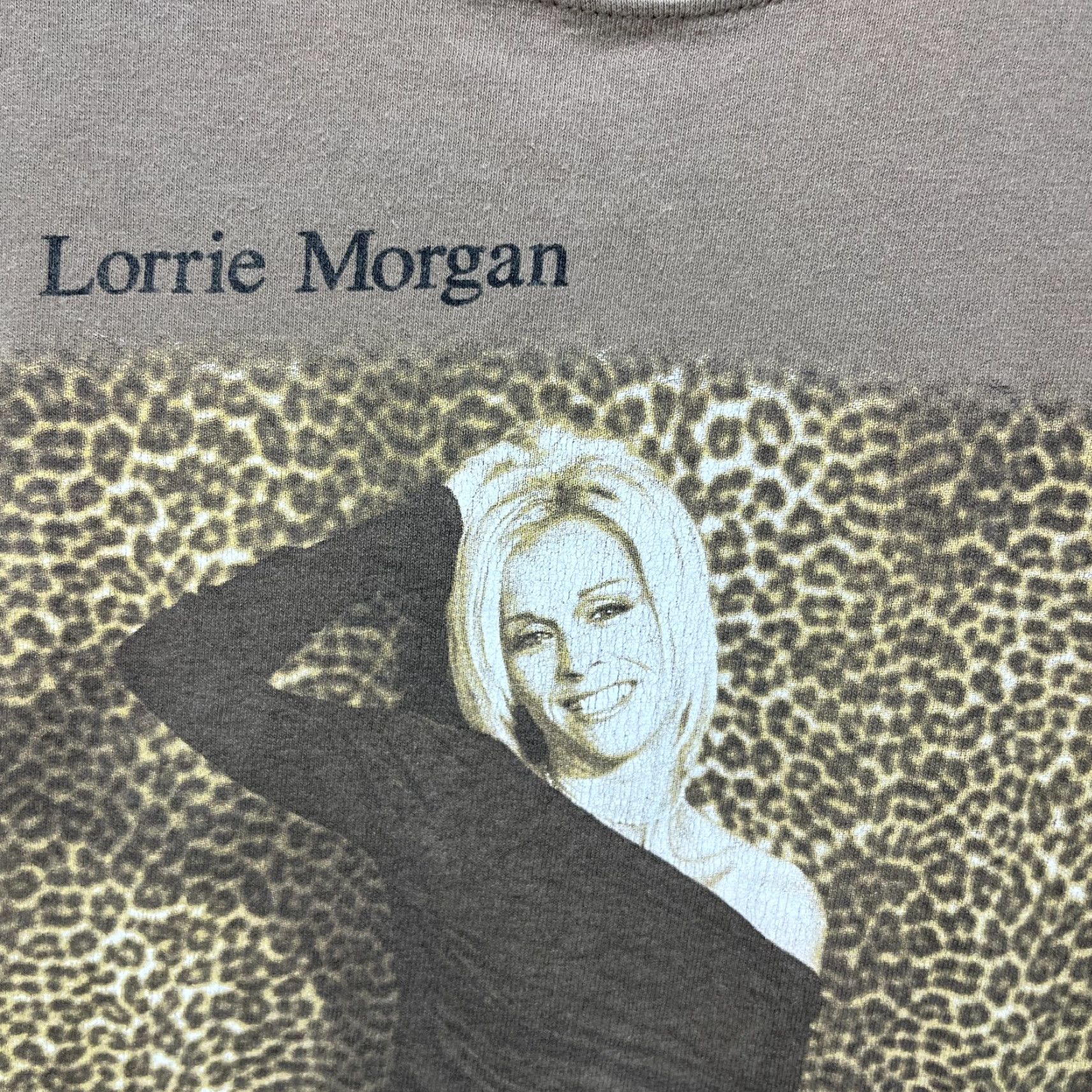 Hanes VINTAGE Lorrie Morgan Tour T Shirt XL Hanes Brown Men XL T-Shirt Vintage 90s Fans Mens Size US XL / EU 56 / 4 - 4 Thumbnail