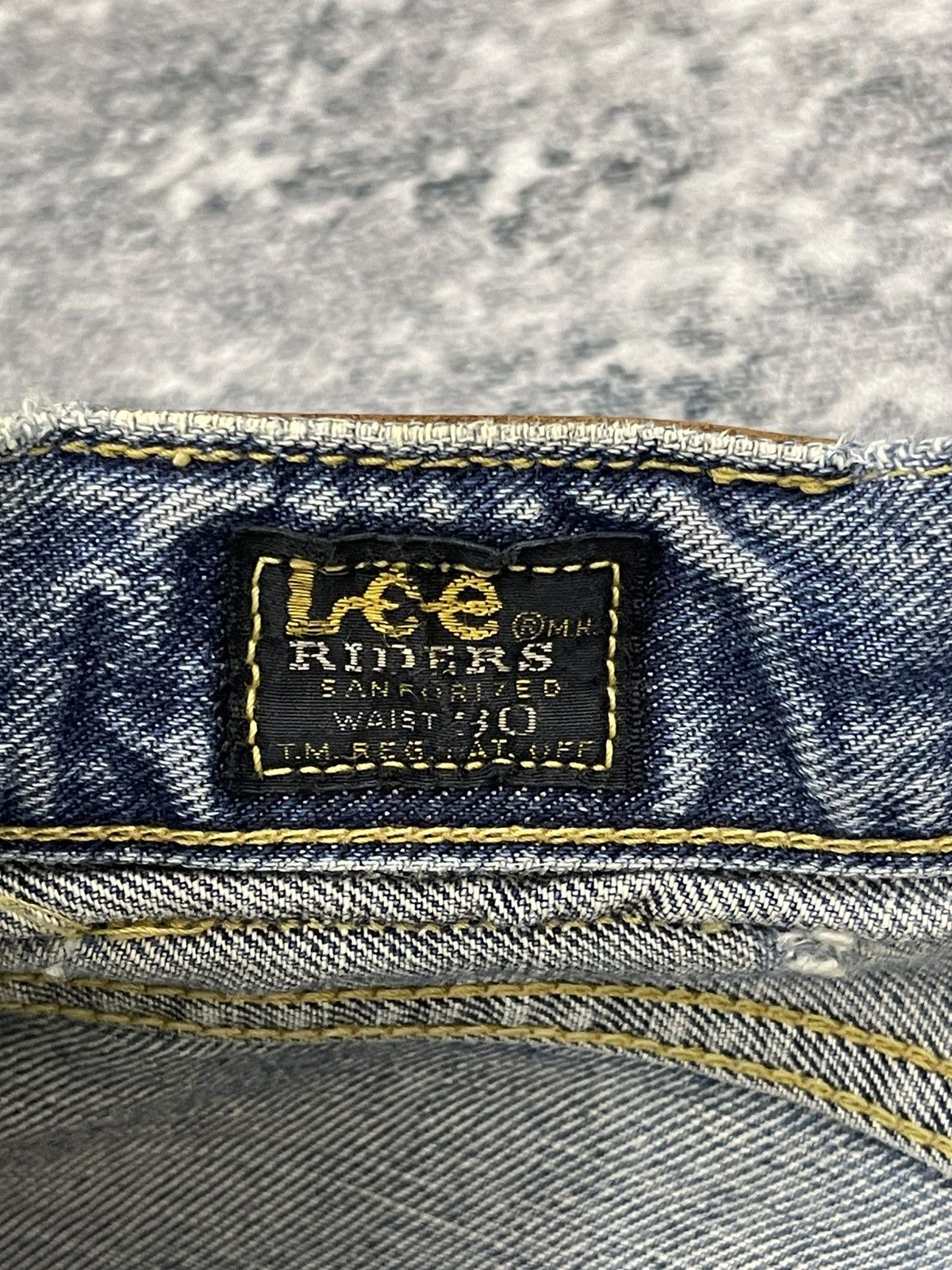 Lee Vintage Lee Riders Selvedge Distressed Denim Size US 30 / EU 46 - 9 Thumbnail