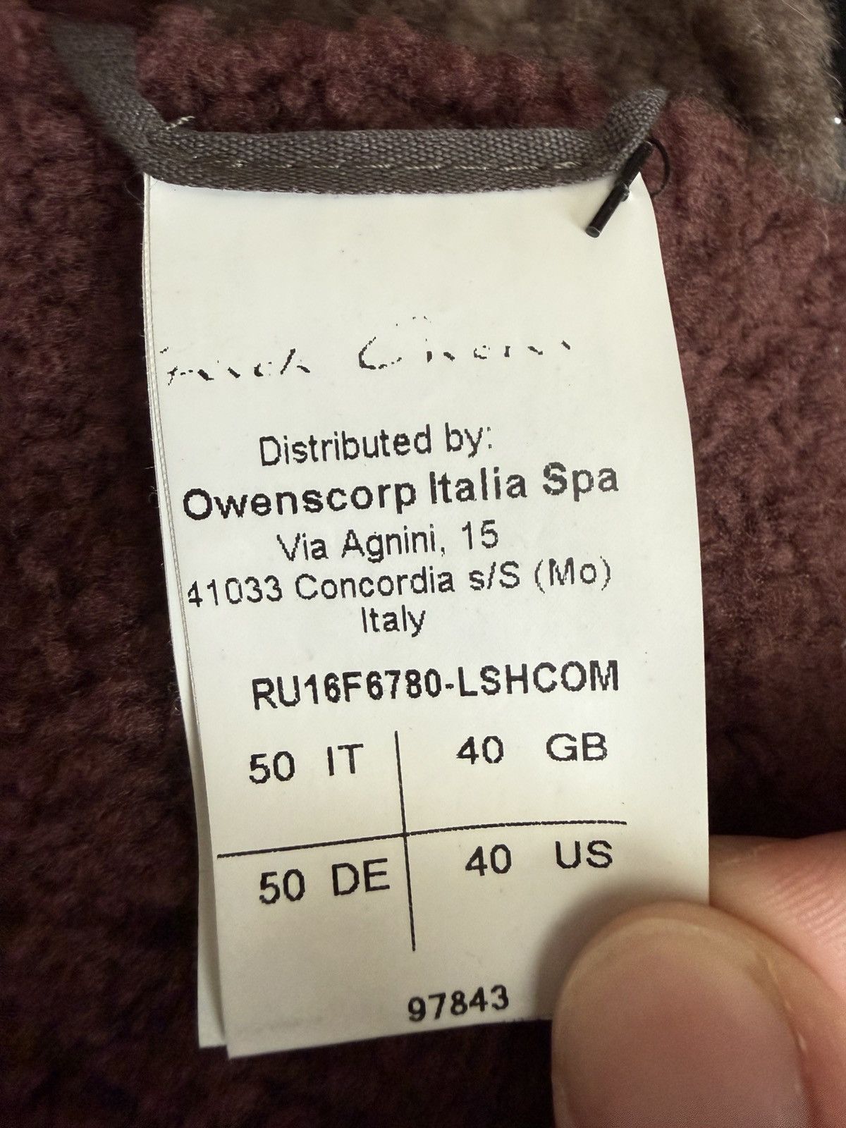 Rick Owens Rick Owens Mastodon FW16 Shearling Moto Jacket Size US M / EU 48-50 / 2 - 8 Thumbnail