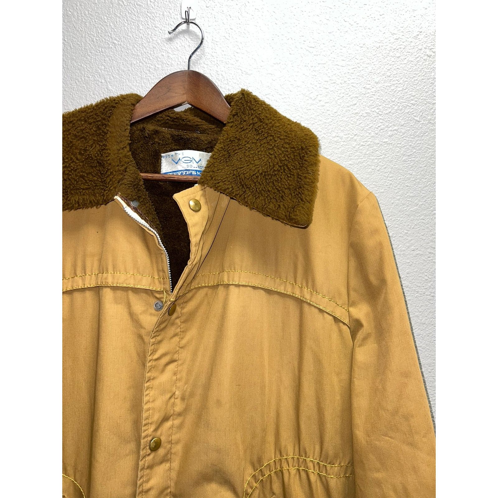 Vintage Vintage Mervyns Mark Jacket MGM Collection Brown 70s 80s XL Size US XL / EU 56 / 4 - 2 Thumbnail