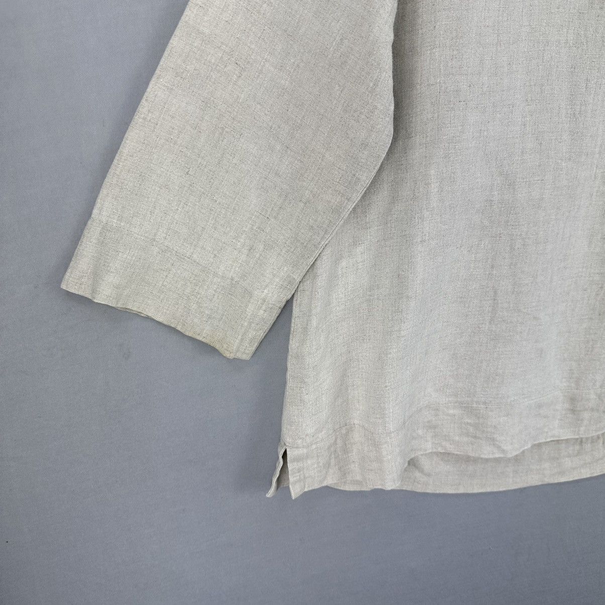 Gianni Valentino Vintage Gianni Lo Giudice Milano Hemp Pullover Jacket Size US M / EU 48-50 / 2 - 6 Thumbnail