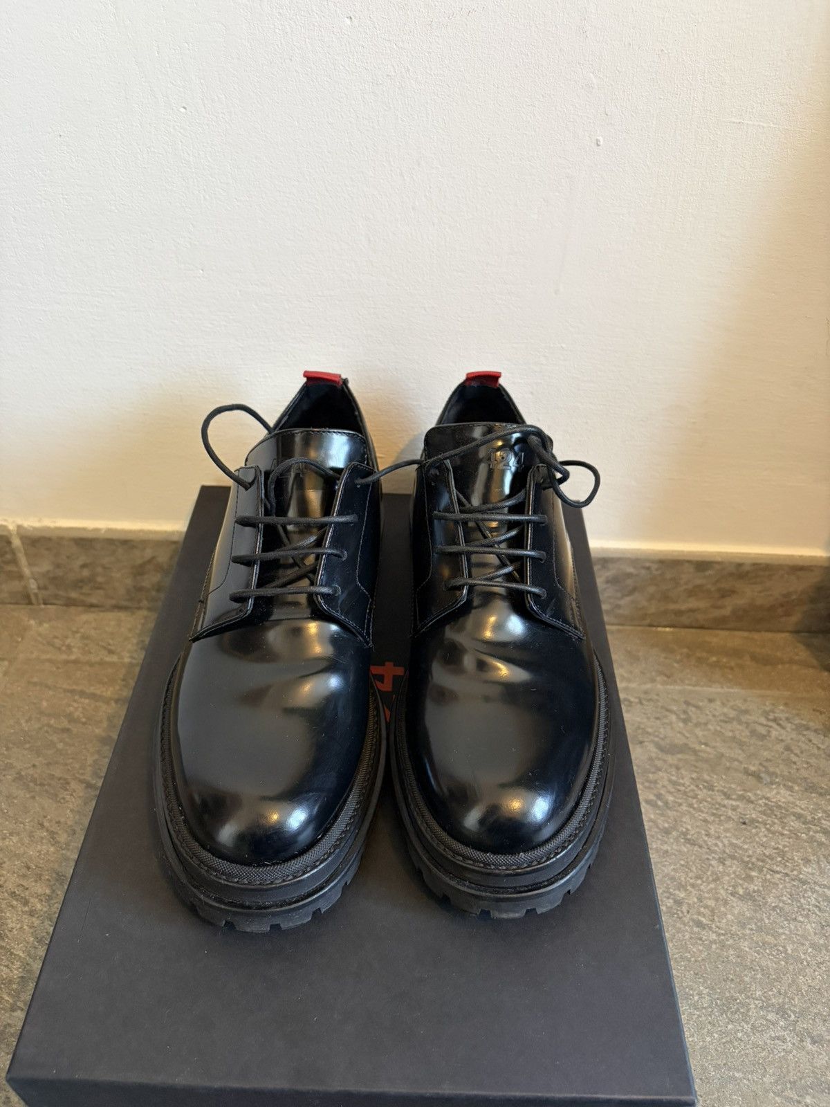 424 424 Low Top Derby Black Size 40 Size US 7 / EU 40 - 2 Thumbnail