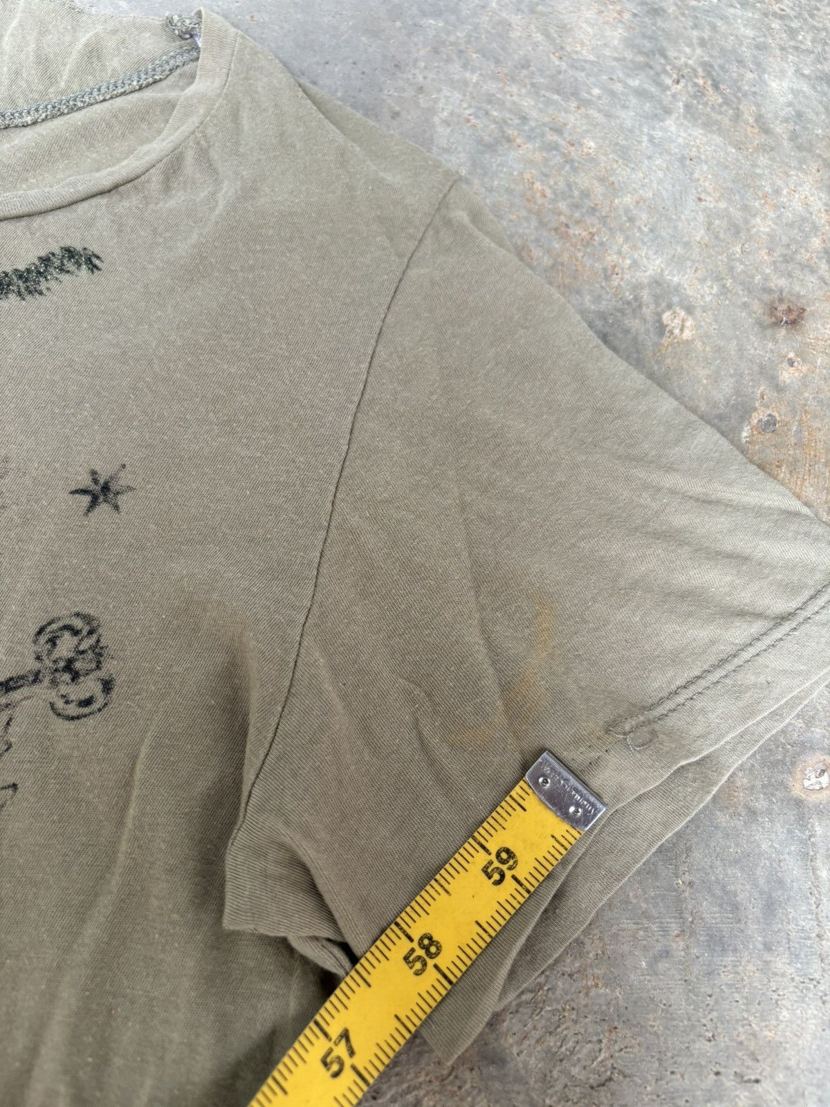 If Six Was Nine × Japanese Brand Y2k Bang Bang Jeans Skull Ifsix Punk Style Tshirt Size US XL / EU 56 / 4 - 9 Thumbnail