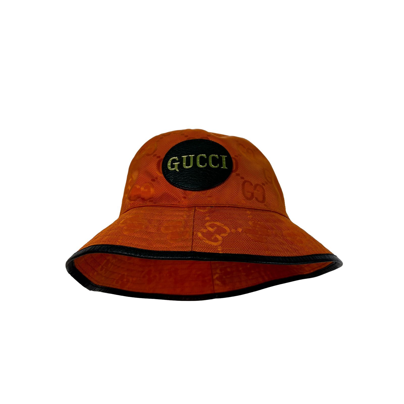 Gucci Bucket Monogram Orange Hat