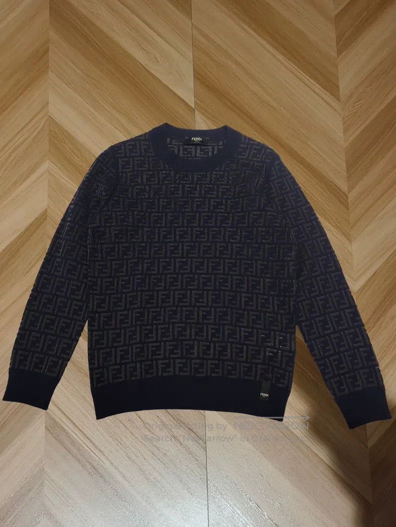 Fendi Fendi Monogrammed knitwear Size US M / EU 48-50 / 2 - 1 Thumbnail
