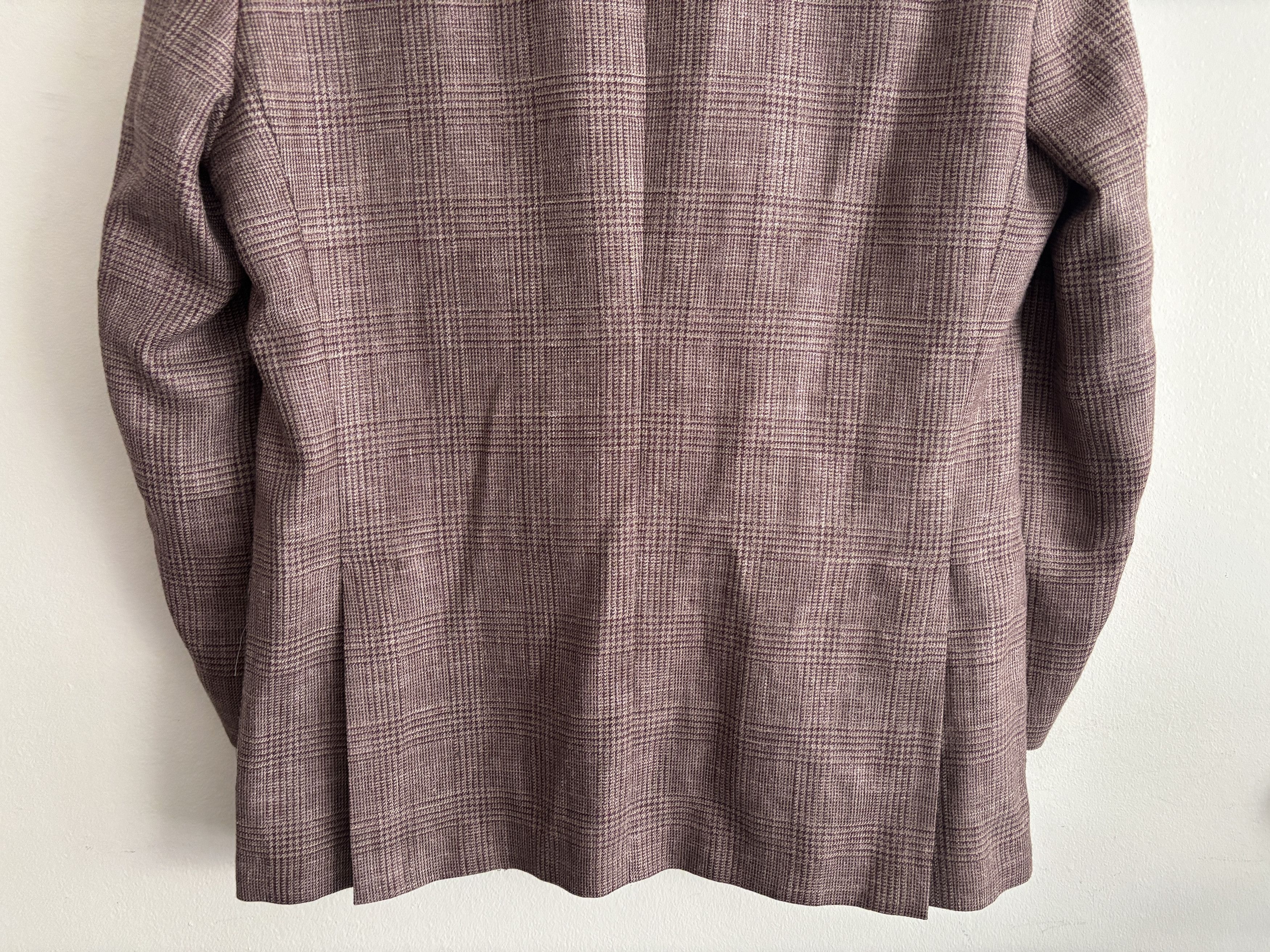 Corneliani $2200 Unstructured Glen Check Wool Silk Linen Sport Coat Size 42R - 8 Thumbnail