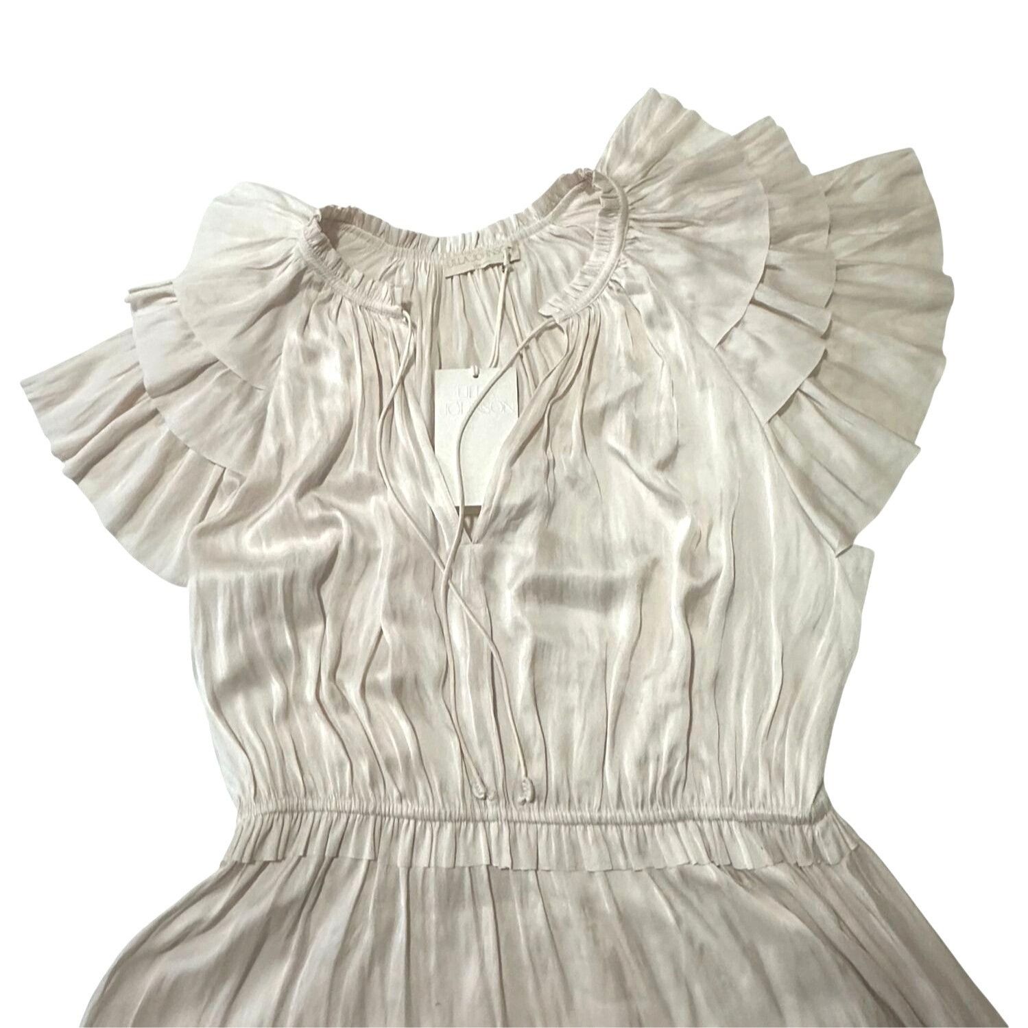 Ulla Johnson Ulla Johnson Blaire Midi Dress, Blanc , Cream, Size 8, NWT Size M / US 6-8 / IT 42-44 - 5 Thumbnail