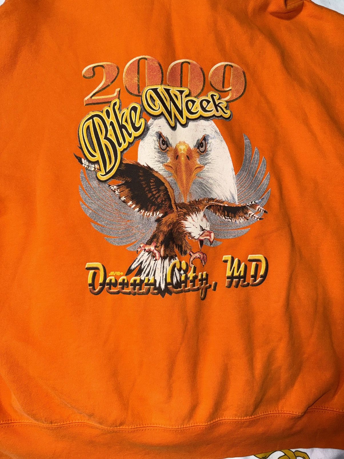 Other Y2K OCMD Bike Week 2009 Graphic Zip Up Light Jacket Size US XXL / EU 58 / 5 - 4 Thumbnail
