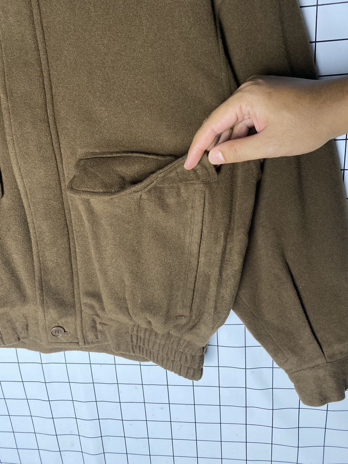 Christian Dior Monsieur Vintage 90s Brown Christian Dior Sport Wool Bomber Jacket Size US M / EU 48-50 / 2 - 5 Thumbnail
