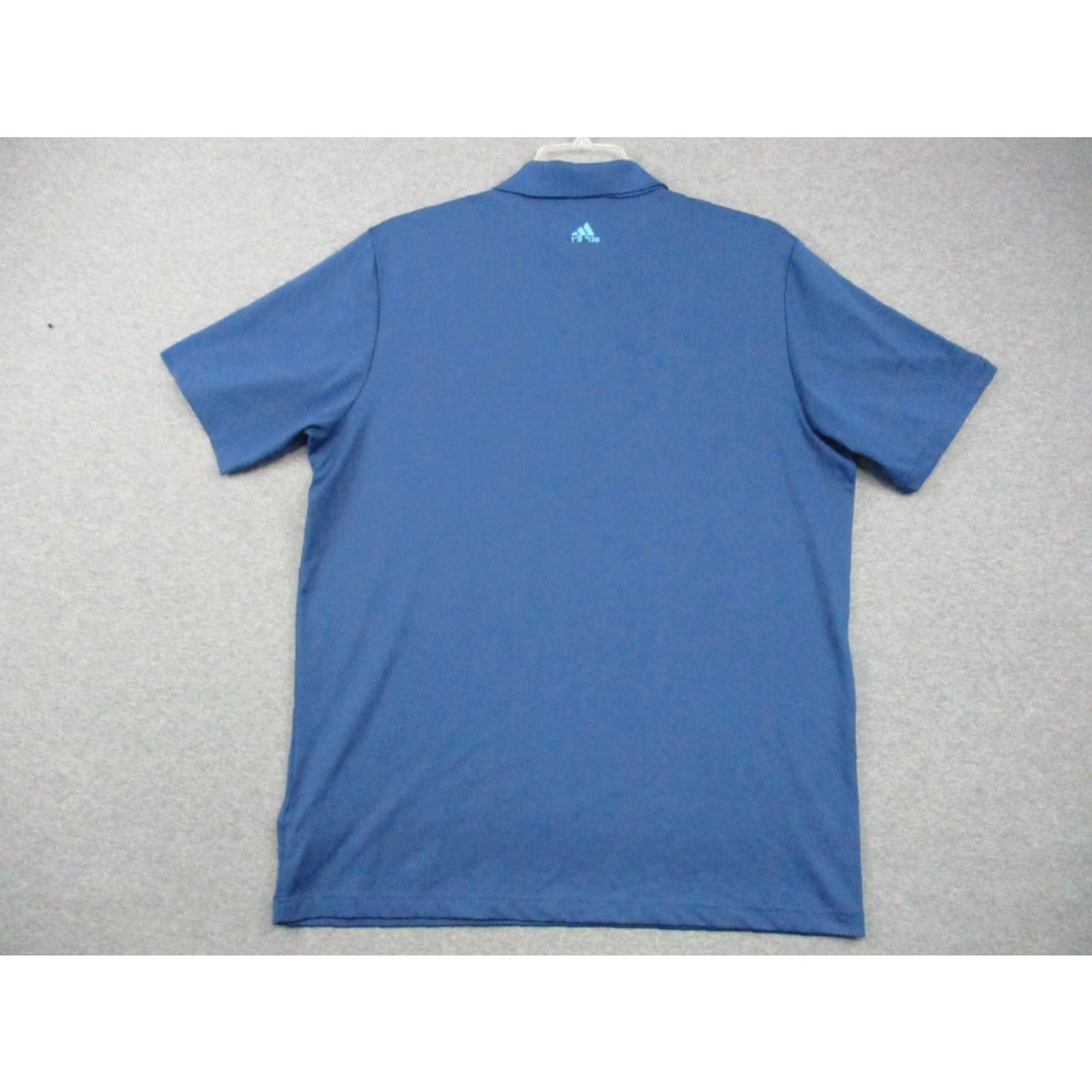 Adidas ADIDAS Polo Golf Shirt Mens L Large Pure Motion Navy Blue Polo Shirt Golf Moisture Wicking Adidas Puremotion Logo 90s? Size US L / EU 52-54 / 3 - 4 Thumbnail