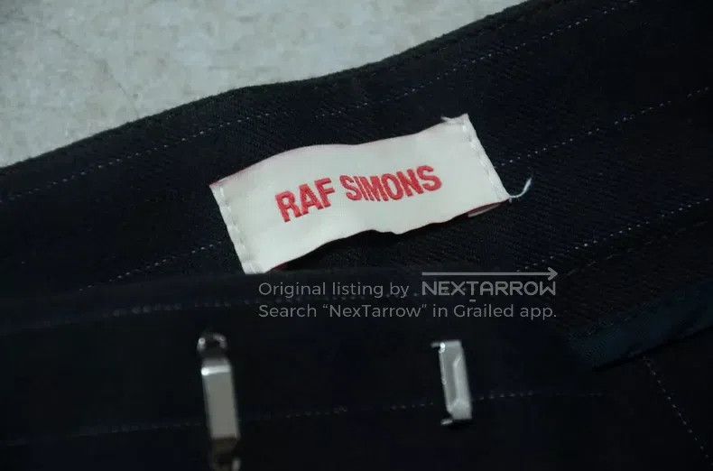 Raf Simons Raf Simons Stitching wool casual pants suit pants shorts Size US 30 / EU 46 - 7 Thumbnail