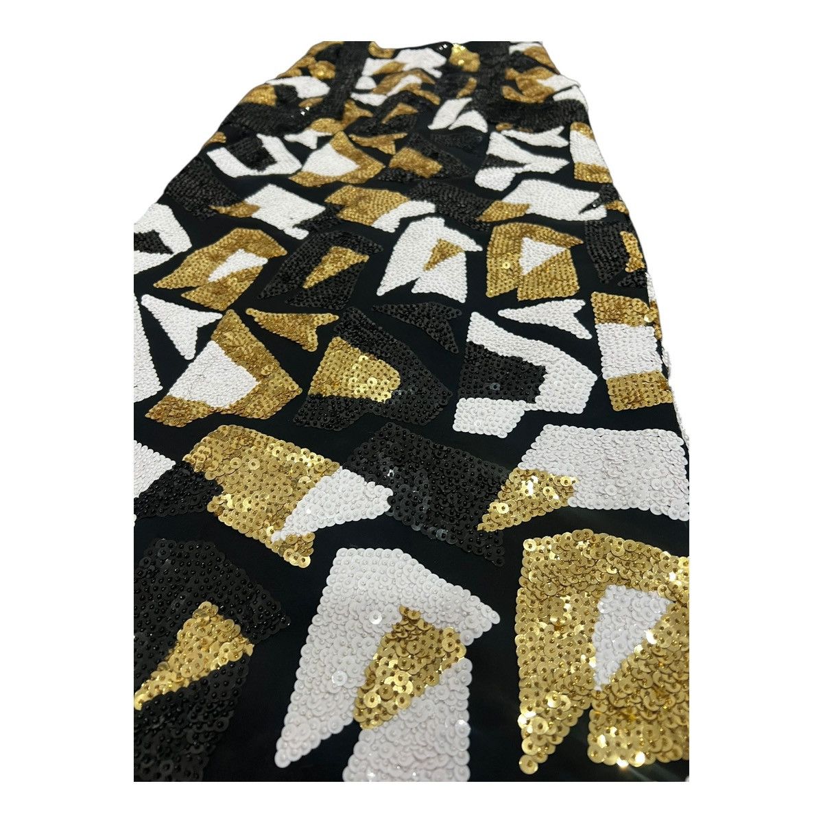 Loewe Loewe Black Gold And White Sequin Dress Women’s 36 US XS Size S / US 4 / IT 40 - 11 Thumbnail