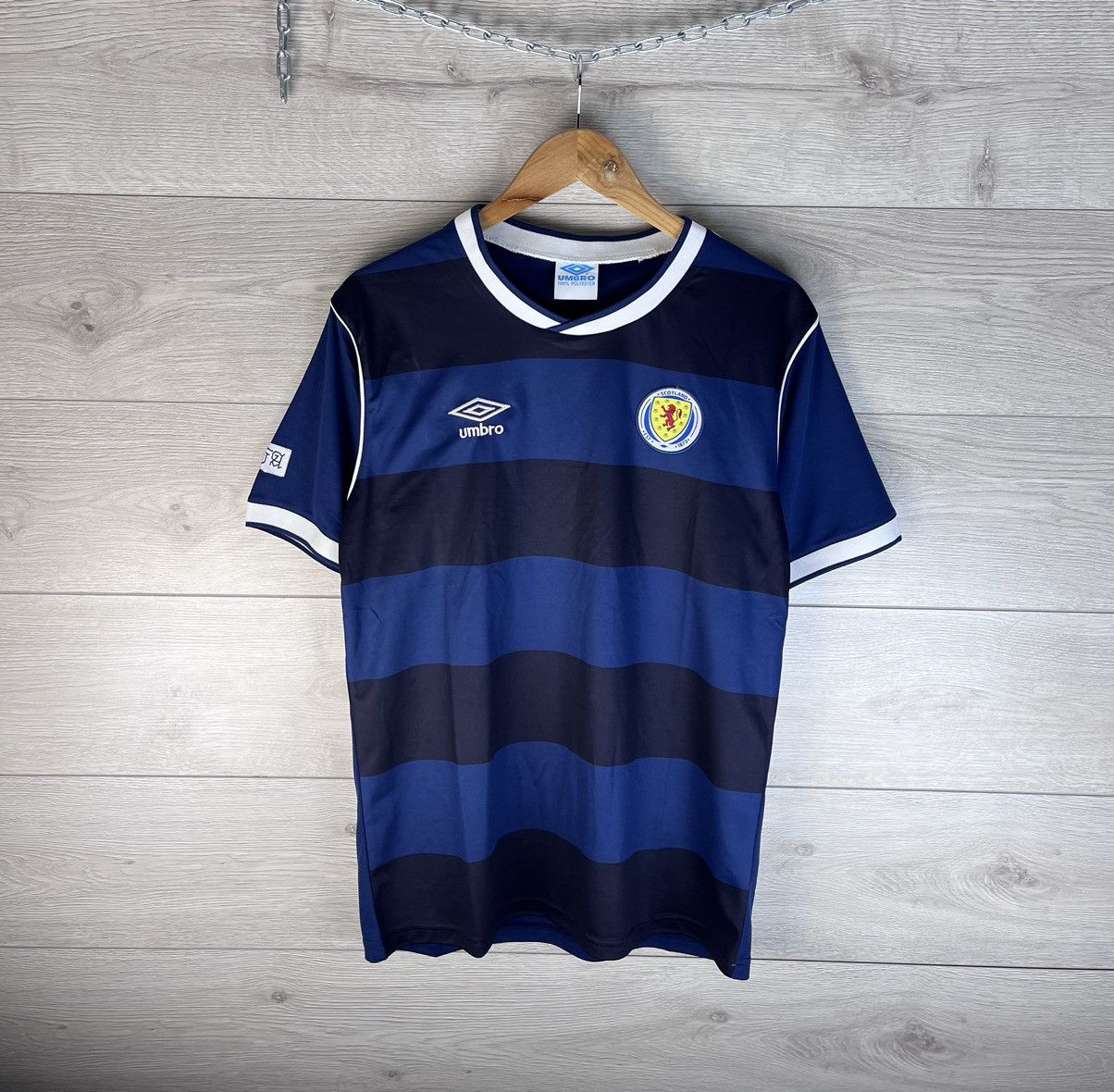 Umbro SCOTLAND TEAM 1985/1986 FOOTBALL SHIRT JERSEY HOME UMBRO Size US M / EU 48-50 / 2 - 1 Thumbnail