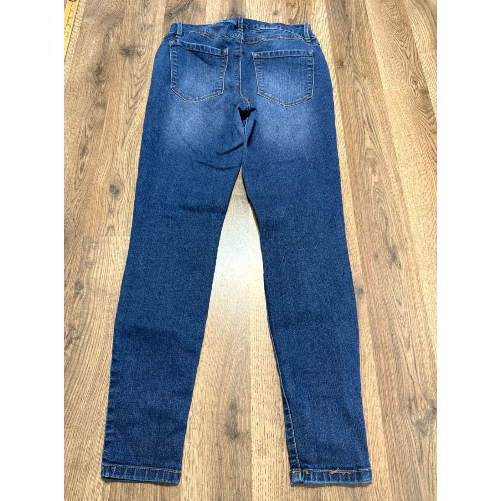 Denime D. Jeans Women's Jeans Blue Denim Skinny Legs Mid Rise Dark Wash Size 8 Size 30" / US 8 / IT 44 - 2 Thumbnail