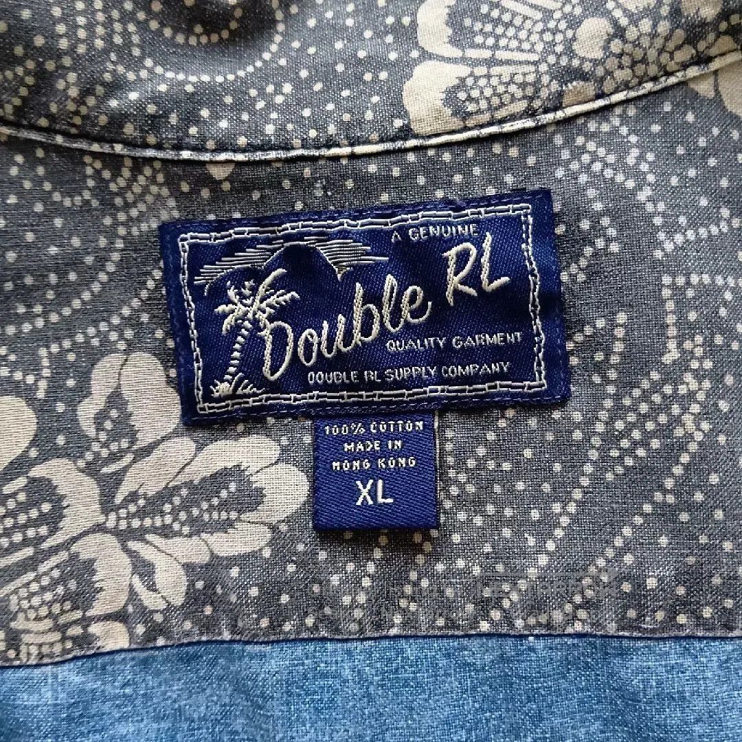 RRL Ralph Lauren RRL Double RL Vintage Hawaiian Floral Shirt. Size US XL / EU 56 / 4 - 3 Thumbnail