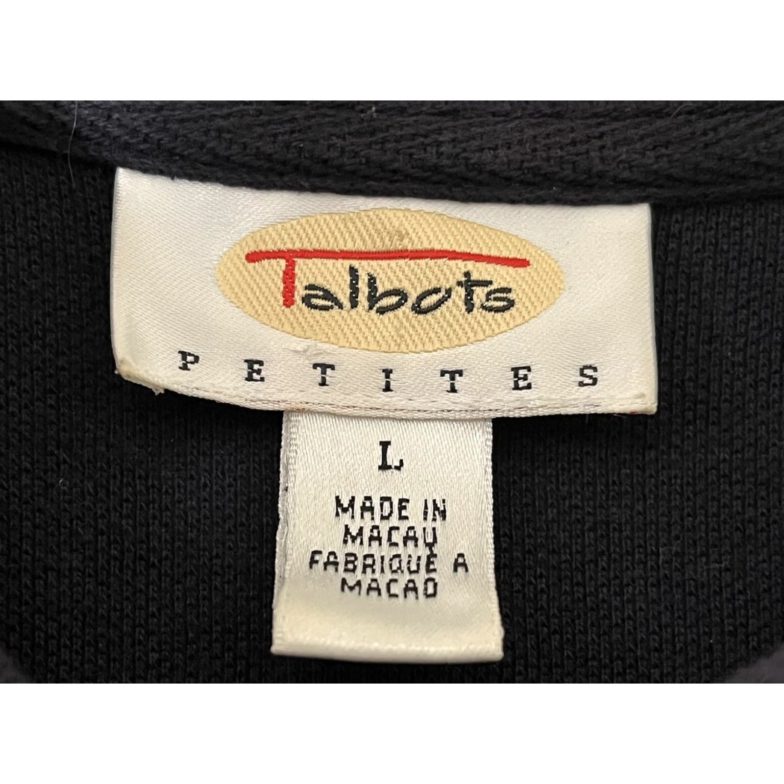 Talbots VINTAGE Talbots Knit Polo Dress Shirt Dress Navy Sleeveless Midi Maxi Petite PL Women/Misses GUC Size L / US 10 / IT 46 - 4 Thumbnail