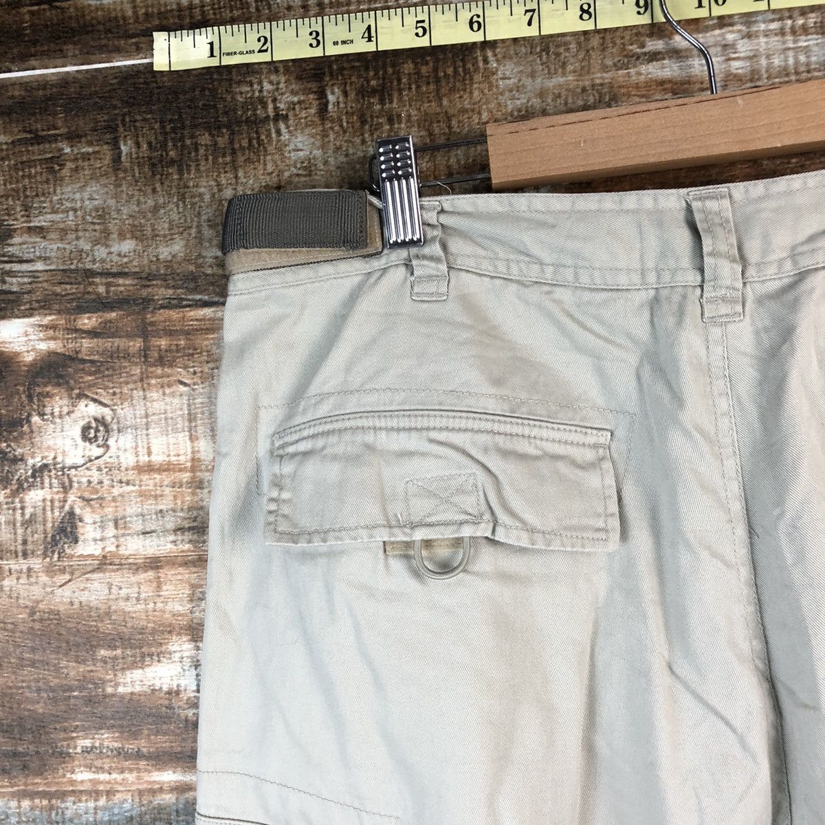 Japanese Brand Lava Bay Cream Cargo Multipocket Pants #A2539 Size US 35 - 19 Thumbnail