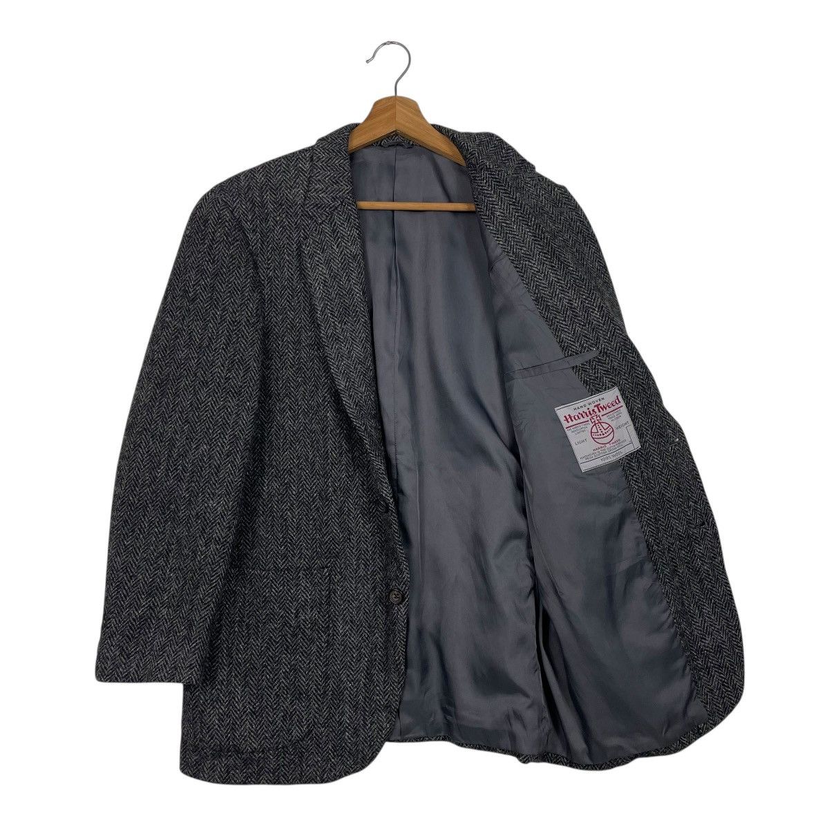Harris Tweed Harris Tweed x Hollywood Herringbone Wool Casual Jacket Size US M / EU 48-50 / 2 - 9 Thumbnail