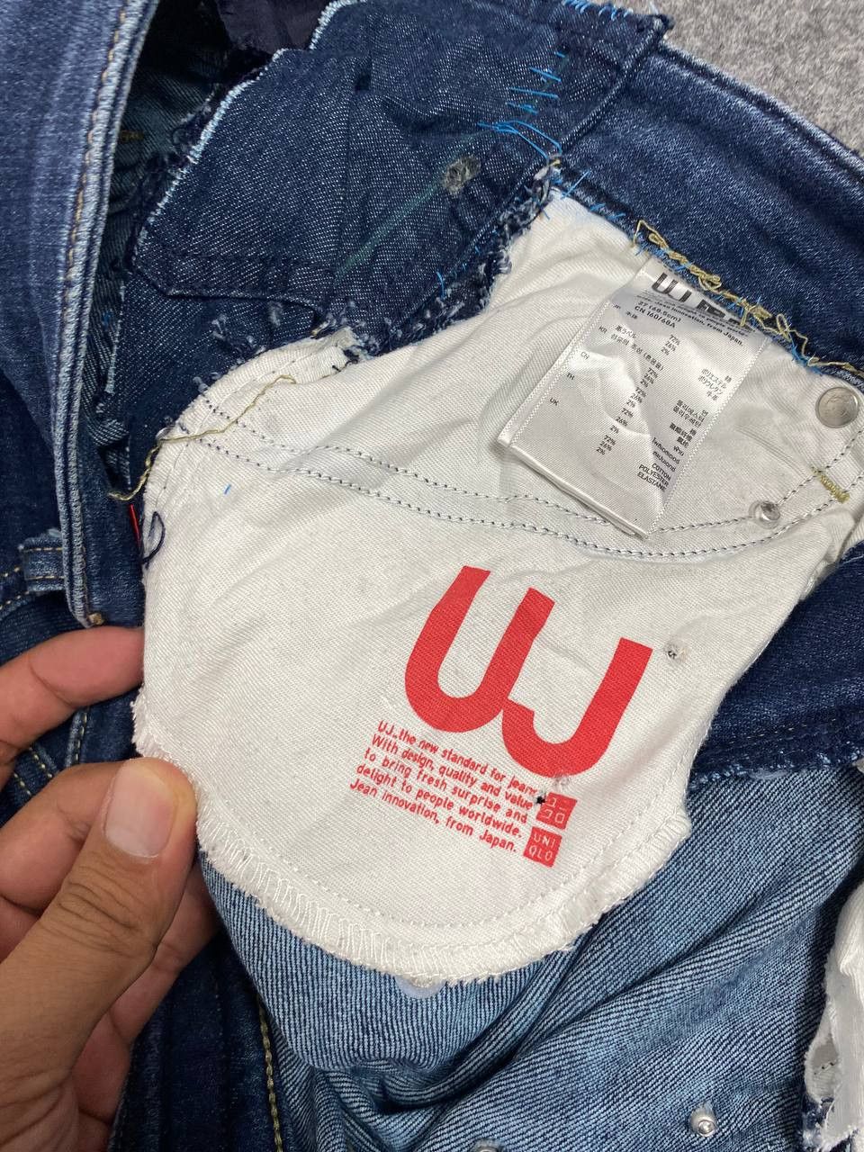 Japanese Brand × Uniqlo uniqlo japanese brands custom denim Size 41" - 18 Thumbnail