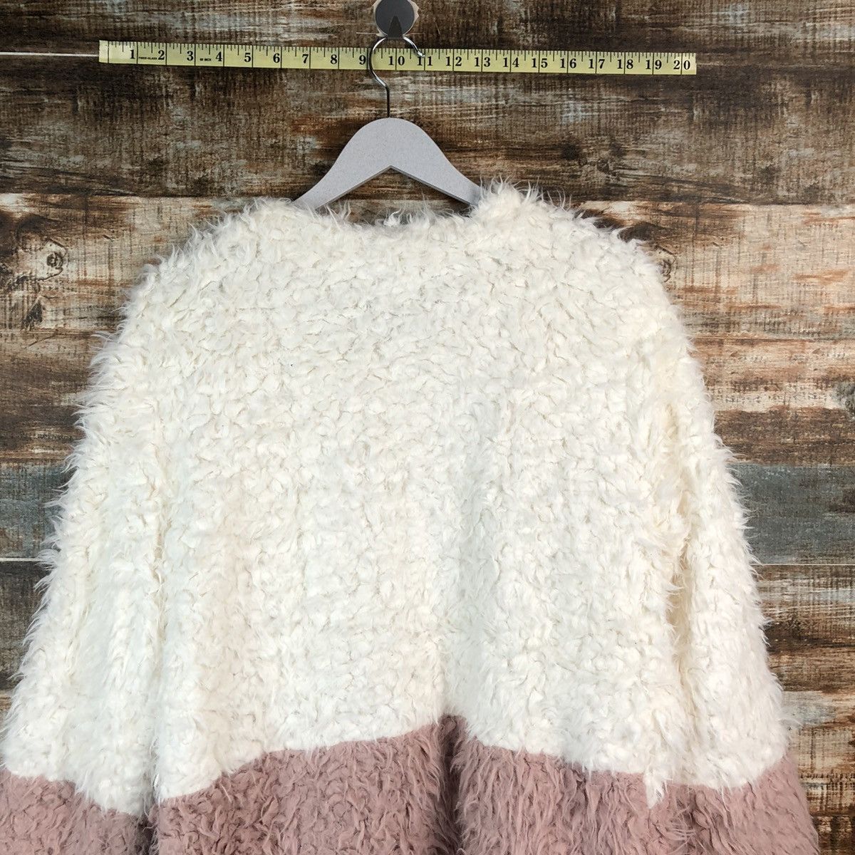 Homespun Knitwear Avail Mode Pink Mohair fur shaggy Knitwear #A2413 Size M / US 6-8 / IT 42-44 - 15 Thumbnail