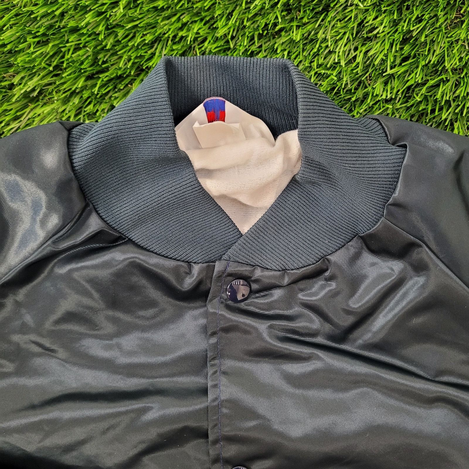 Vintage VTG 90s West-Ark Satin Bomber Jacket 2XL Baggy Boxy USA Made Size US XXL / EU 58 / 5 - 9 Thumbnail