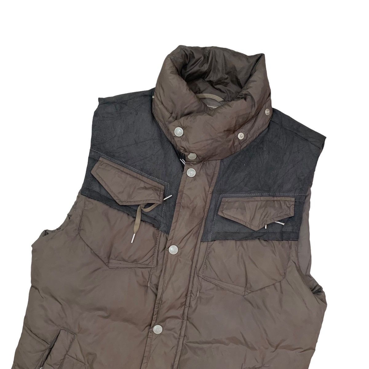 Marithe + Francois Girbaud Vintage MFG Puffer Vest Size M / US 6-8 / IT 42-44 - 3 Thumbnail