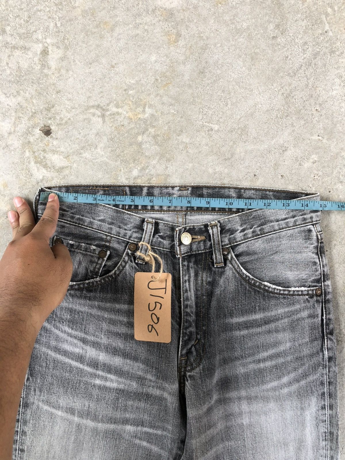 If Six Was Nine Levis 517 Flared Jeans Bootcut Distressed Jeans Size US 29 - 21 Thumbnail