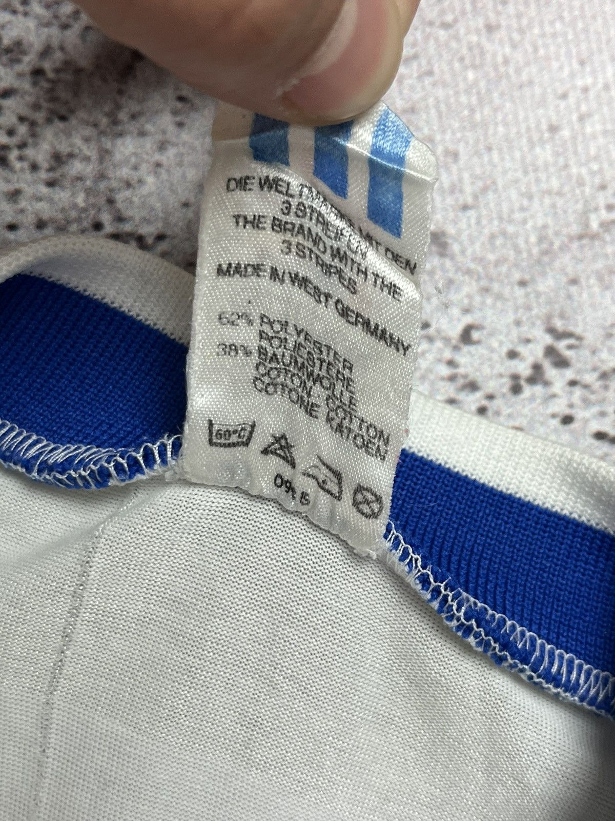 Adidas × Vintage ⚽️🔥Vintage 1980’s Adidas West Germany Soccer Jersey 7 Rheno Size US M / EU 48-50 / 2 - 6 Thumbnail