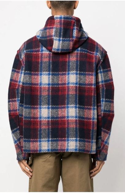 Isabel Marant Isabel Marant Blue & Red Kurt Jacket Size US XL / EU 56 / 4 - 2 Thumbnail