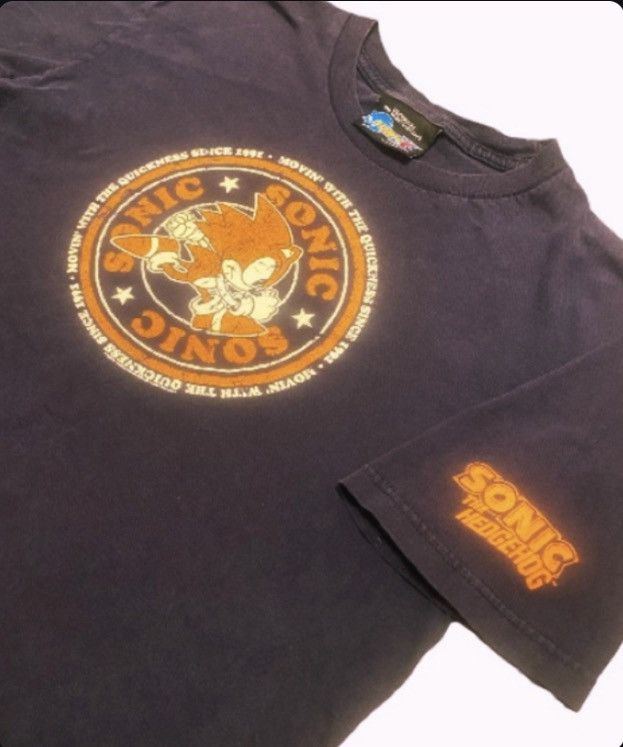 Vintage Vintage Sonic The Hedgehog Shirt Size US M / EU 48-50 / 2 - 1 Thumbnail