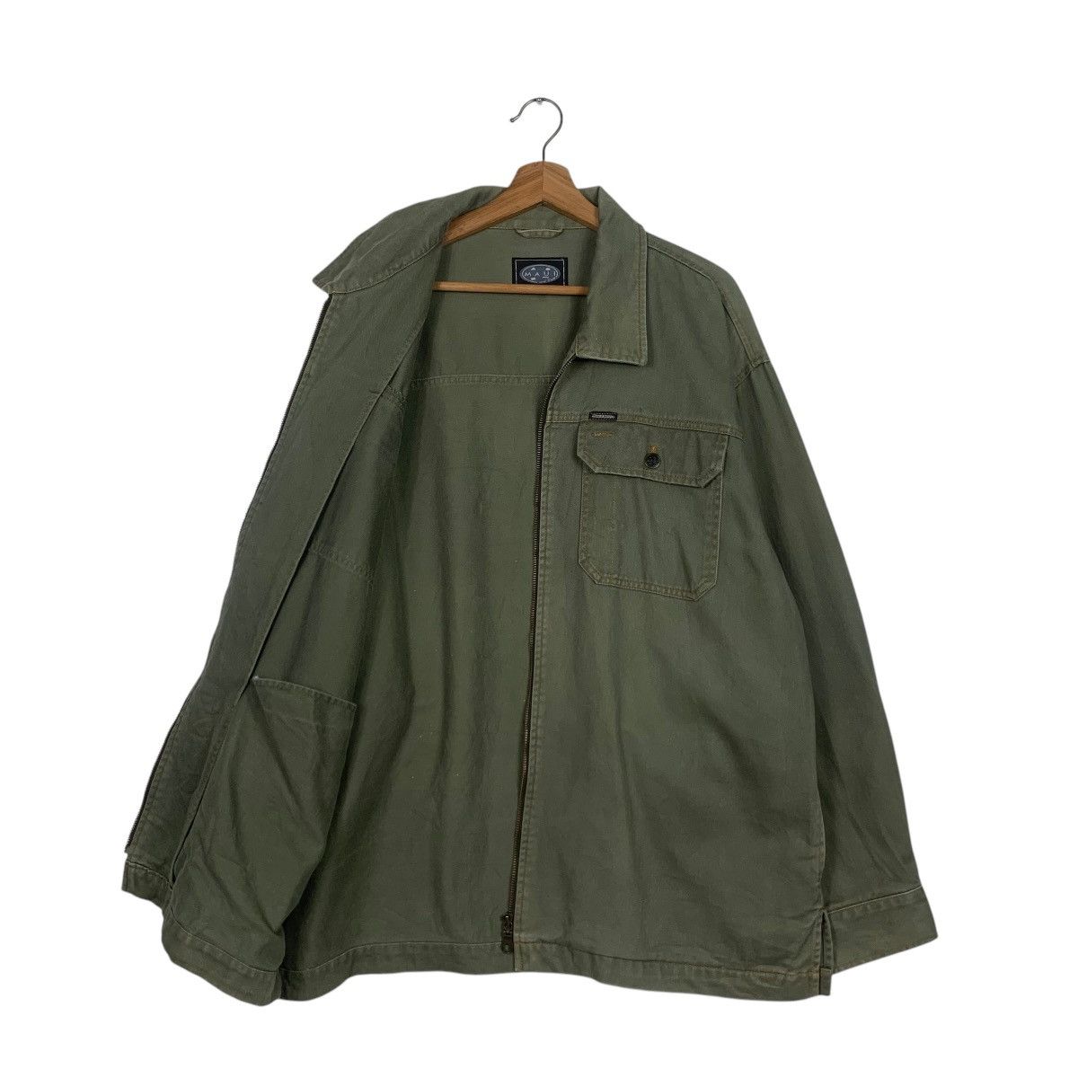 Japanese Brand MAUI And Sons Double Pocket Green Chore Jacket #1804-C16 Size US XL / EU 56 / 4 - 9 Thumbnail