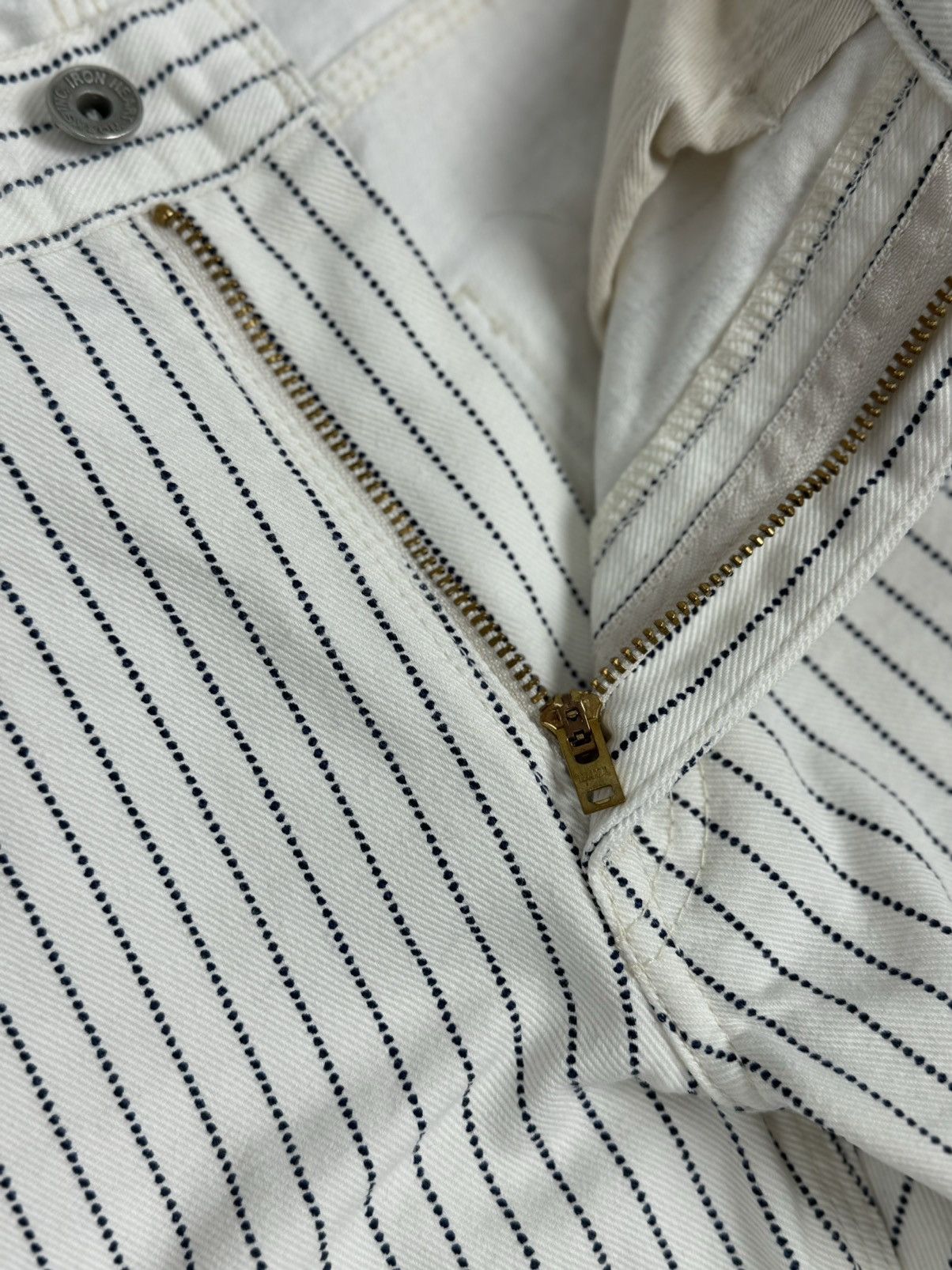 Other Iron Heart Carpenter Striped White Pants Size 29 Size US 29 - 11 Thumbnail