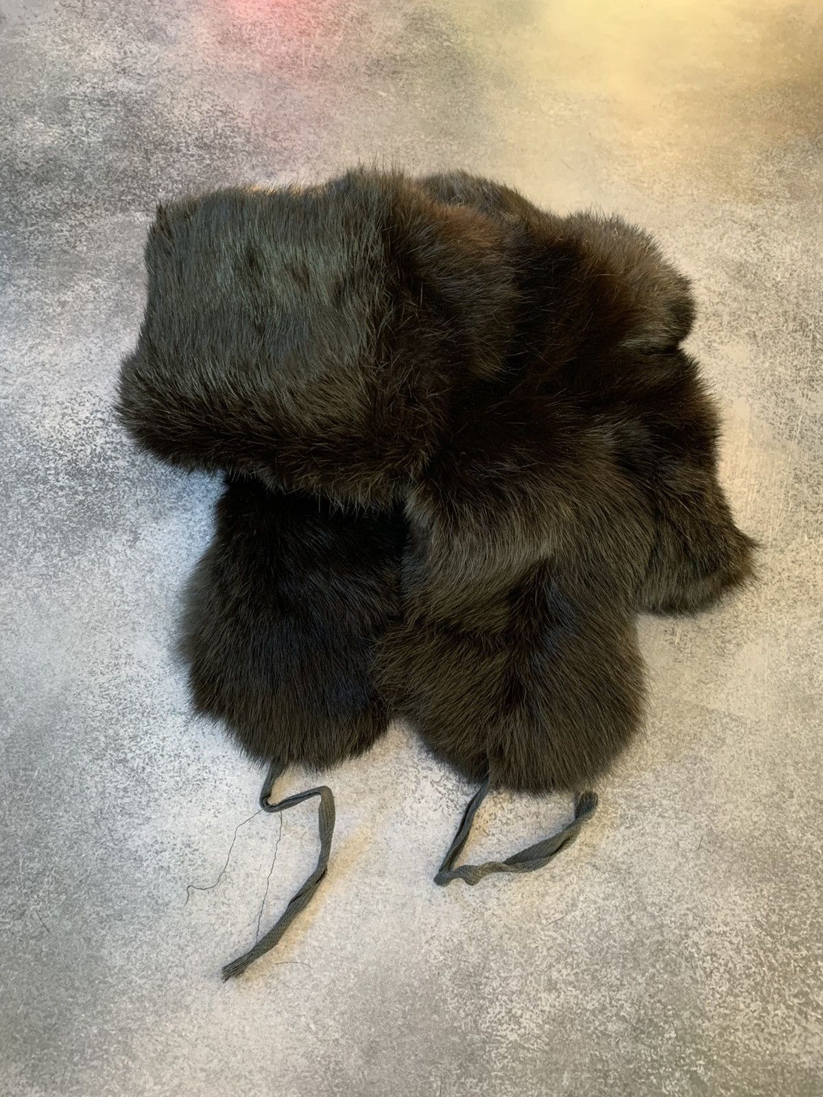 Vintage Vintage 90s Alt Ushanka Fuzzy Trapper Fur Winter Hat Size ONE SIZE - 5 Thumbnail