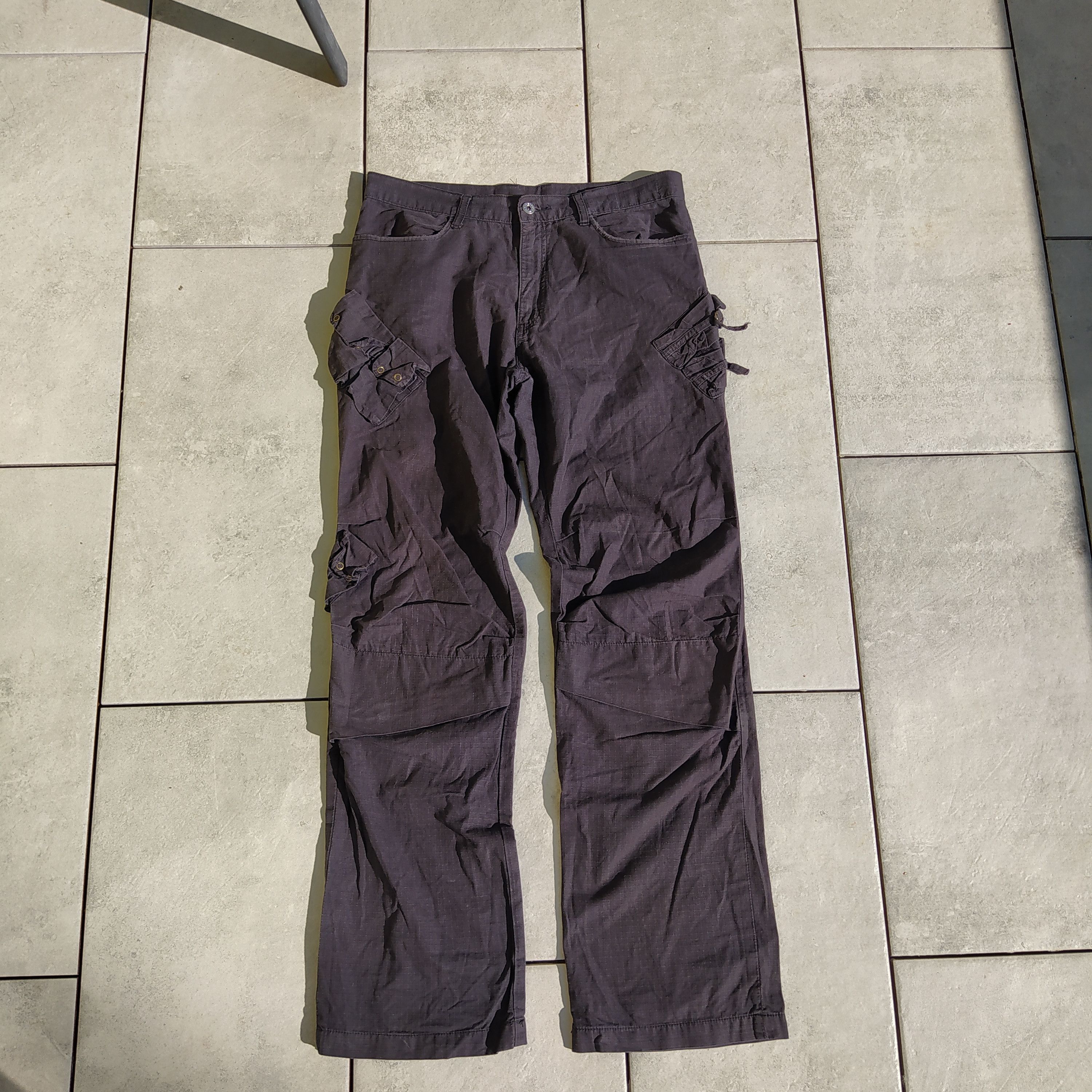 Designer Y2K Multipocket Cargo Pants Hidden Knee Pockets Grailed