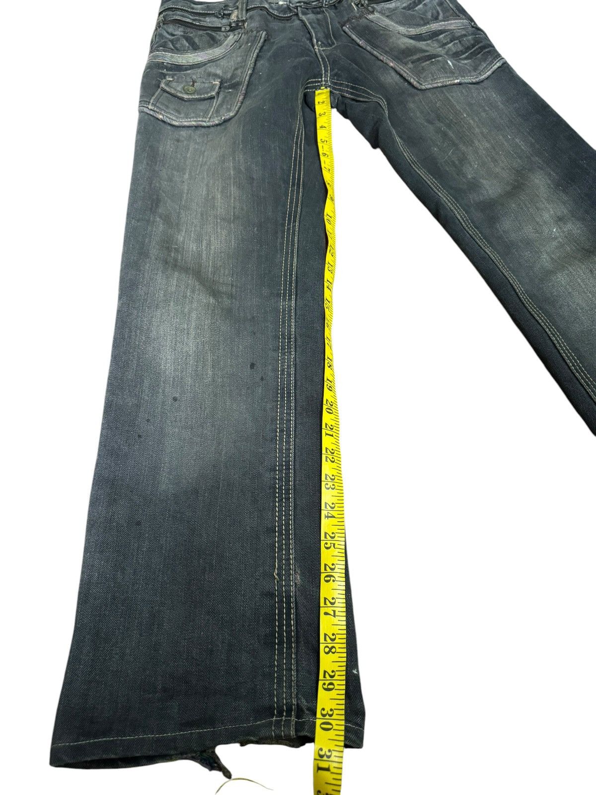Japanese Brand × Le Grande Bleu (L.G.B.) PUNK EMO DESIGN MULTI ZIPPER DISTRESSED SUNFADED LGB STYLE Size US 34 / EU 50 - 16 Thumbnail