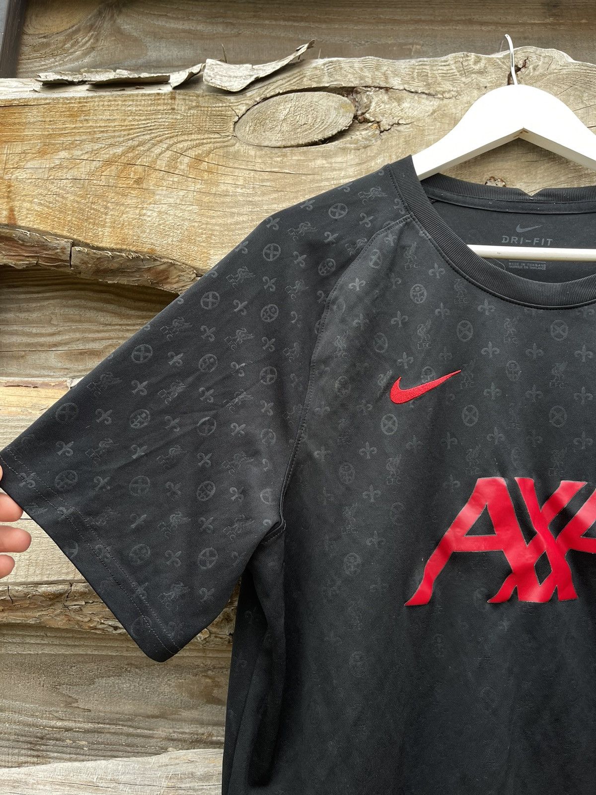 Nike 2021 Nike Liverpool soccer jersey monogram black Size US XL / EU 56 / 4 - 5 Thumbnail