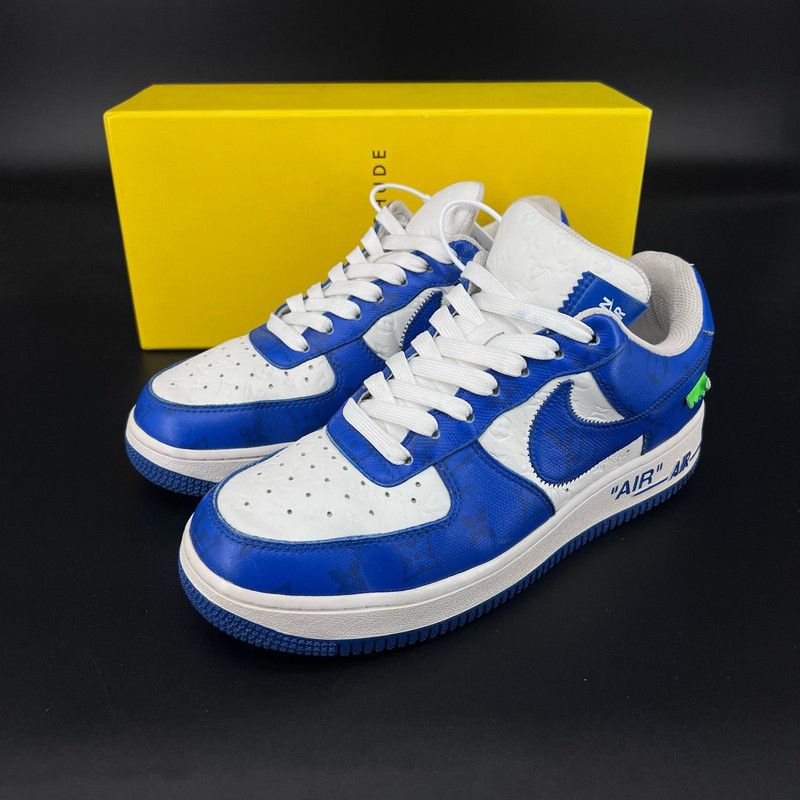 Louis Vuitton Louis Vuitton x Nike Air Force 1 Low Sneakers 0079 Size US 7 / EU 40 - 1 Thumbnail