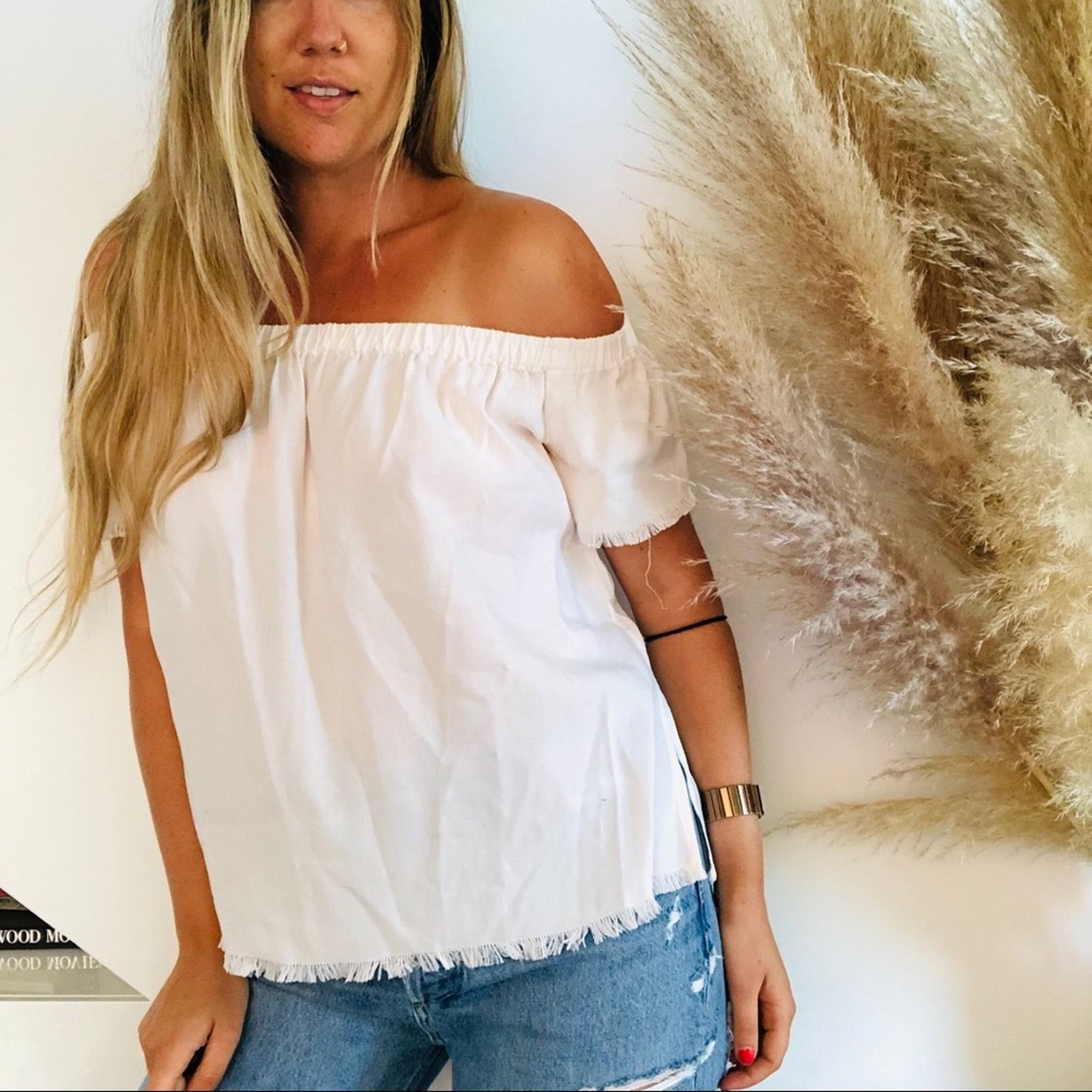 Anthropologie ANTHROPOLOGIE Cloth Stone Raw Blush Pink Top Shirt Blouse Size M / US 6-8 / IT 42-44 - 9 Thumbnail