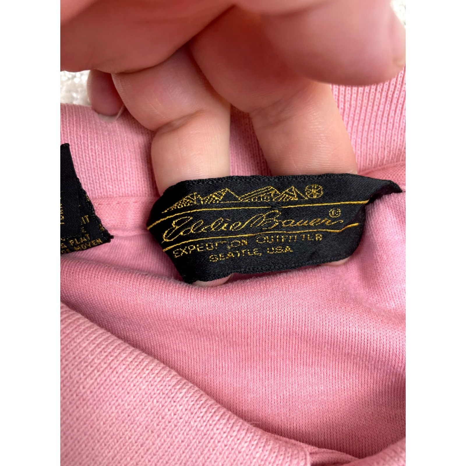 Eddie Bauer VINTAGE Eddie Bauer Polo Shirt Mens XL Pink Short Sleeve Cotton Pique 90s Size US XL / EU 56 / 4 - 4 Thumbnail