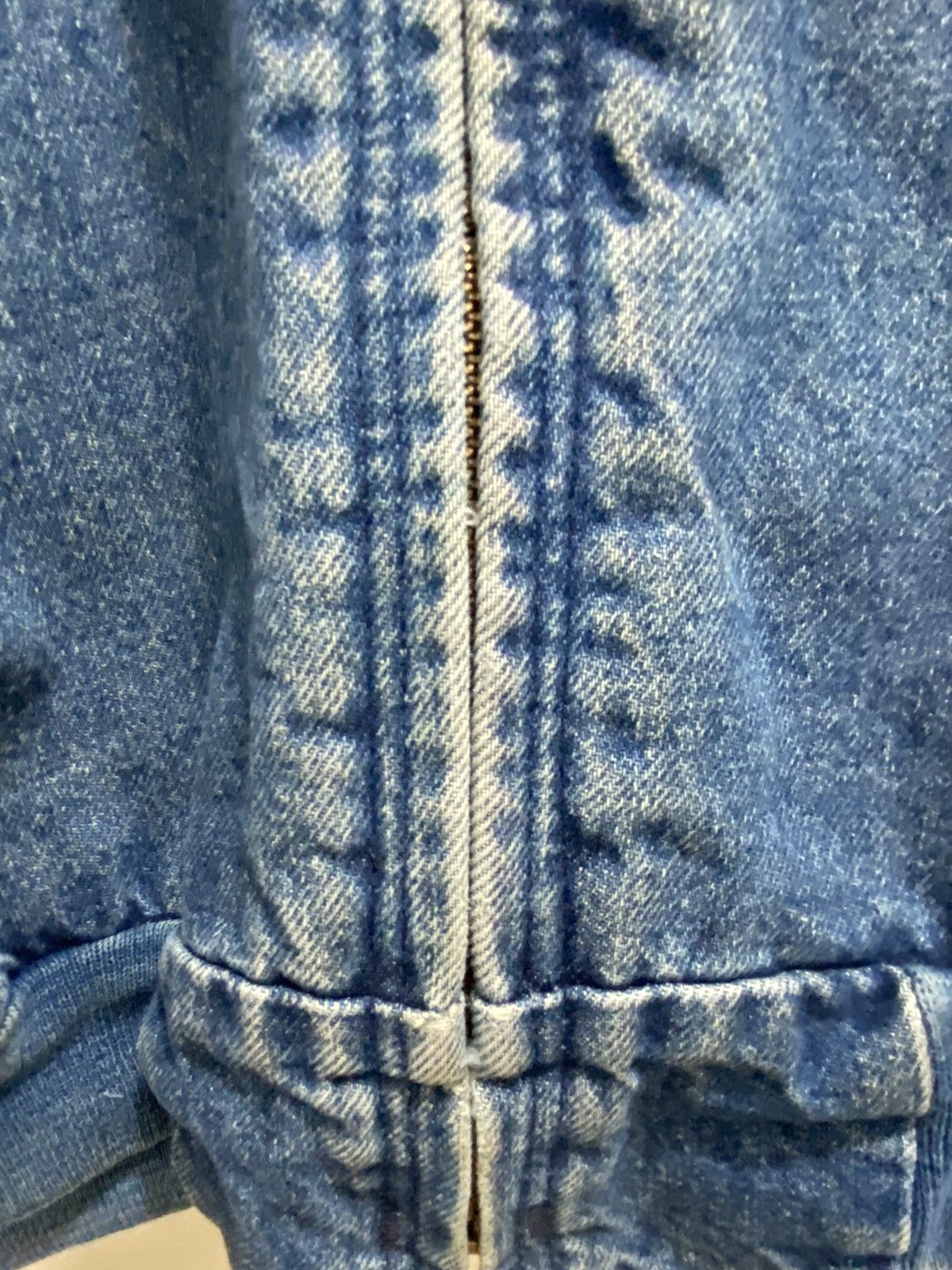 Carhartt Active Jacket J139 DST Carhartt USA blue denim, used. Size US XL / EU 56 / 4 - 10 Thumbnail