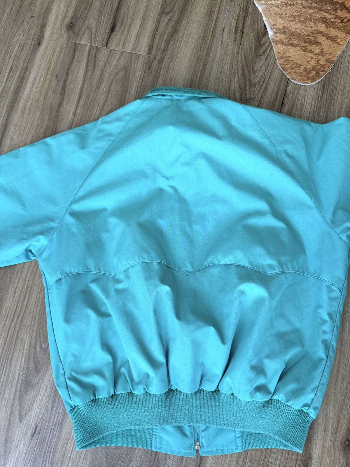 Lands' End Vintage Lands' End Vintage Jacket Green Bomber Jacket Size US L / EU 52-54 / 3 - 5 Thumbnail