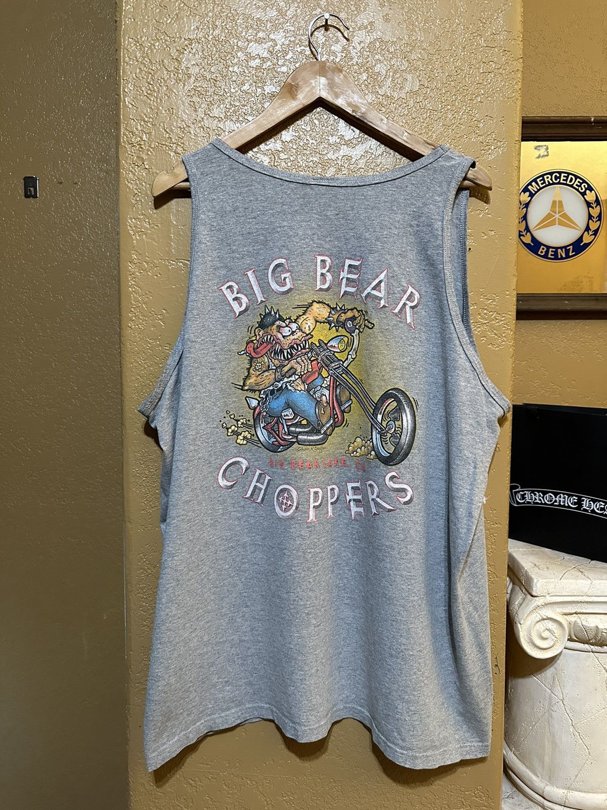Harley Davidson × Vintage × West Coast Choppers Vintage Big Bear Choppers Tank Top Shirt XL Rat Fink Size US XL / EU 56 / 4 - 2 Thumbnail