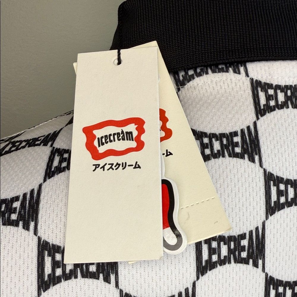 Icecream ICECREAM Stacker Mesh Soccer Jersey Black/White – Size M – Size US M / EU 48-50 / 2 - 5 Thumbnail