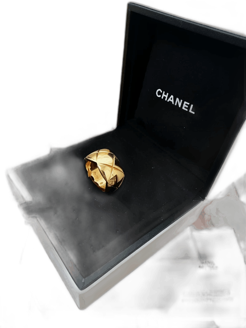 Chanel Chanel Coco Crush Wide Gold Ring Size ONE SIZE - 1 Thumbnail