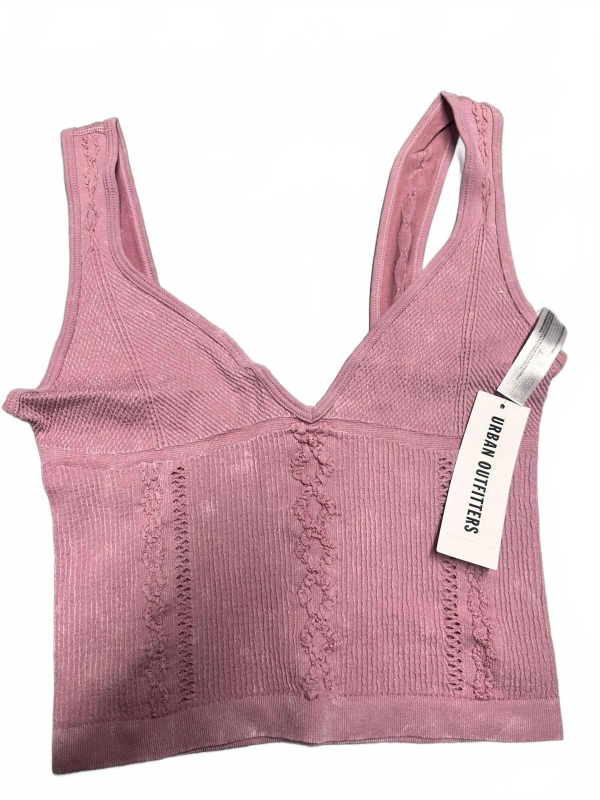Urban Outfitters Urban Outfitters Ribbed Crop Top - Lilac Size XL / US 12-14 / IT 48-50 - 1 Thumbnail