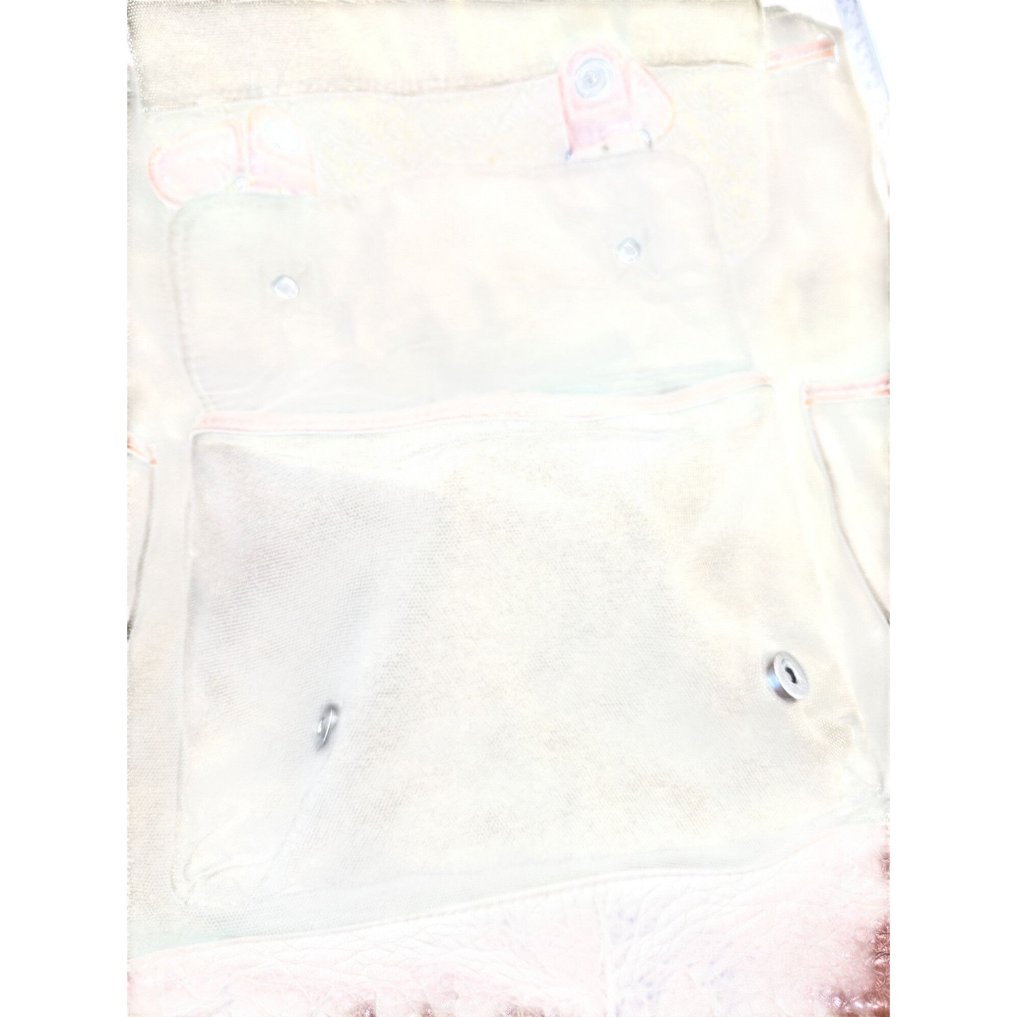 Vintage Cape Juby Womens Green Denim & Faux Leather Backpack 14x16 S Size ONE SIZE - 3 Thumbnail