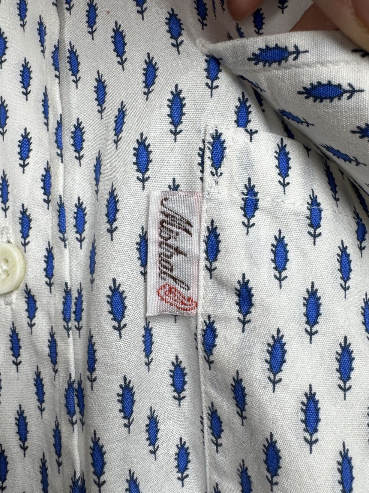 Vintage Vntg 80's MISTRAL French Western Style Floral Pattern Shirt Size US S / EU 44-46 / 1 - 4 Thumbnail